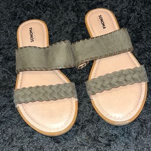 Olive Green Sandals